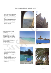 Mis Vacaciones de Verano 2018 | Spansk
