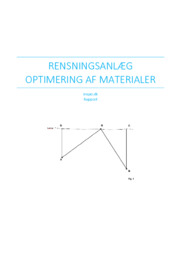 Rensningsanlæg Optimering af Materialer | Matematik Rapport