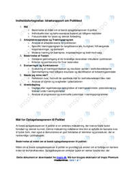 Sportsrapport om politiets test
