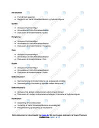 Naturgeografi hydrotermiske tal og Vahls klimaklassifikation