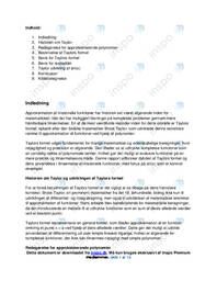 Approksimation af irrationelle funktioner og Taylors formel