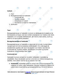 Bevægelsesanalyse af hækkeløb