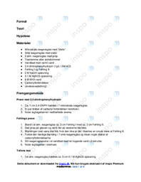 Påvisning af Carbonylforbindelser | Tollens og Fehlingss