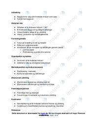 Ib Andresen Industri | Virksomhedskarakteristik