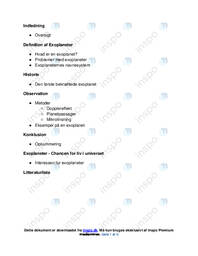 Exoplaneter – astronomi | Fysik Rapport