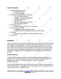 Historie af Al Qaeda og terror