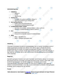 Kort og Det Danske Istidslandskab | Naturgeografi Rapport