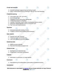 NamNam sushi restaurant Vejle | Markedsanalyse