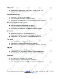 The Order of Things | Analytical Essay