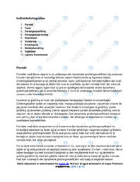 Dynamisk gnidningskoefficient | Fysik Rapport
