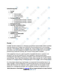 Friktionskræfter | Fysik rapport