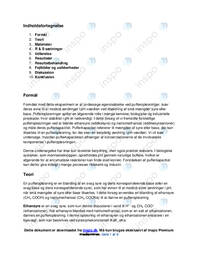 Pufferopløsninger | Kemi Rapport