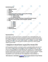 Novo Nordisk og fremtidsudsigter | VØ A og Afsætning A | SRO