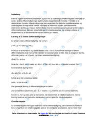 Cirkelbevægelser og 2. ordens differentialligninger | SRP