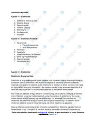Noter til kapitel 14-15 i Spektrum | Elektricitet og kredsløb | Fysik