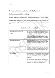 Analyse af konkurrencesituationen for Lagkagehuset