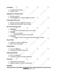 Sådan skriver du et Handelsbrev Business Letter | Engelsk