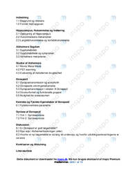 Alzheimers og donepezil i Biologi og Kemi | SRO