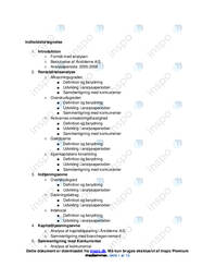 Regnskabsanalyse af Årstiderne A/S (2005-2008) | VØ