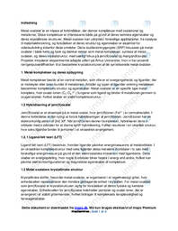 Metal-oxalater i Kemi og Fysik | SRP