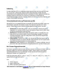 OW Bunker og prisdannelse på olie | Virksomhedsøkonomi