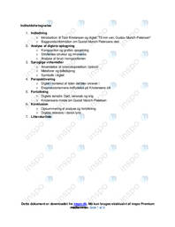 Til min ven, Gustav Munch-Petersen | Analyse | Dansk