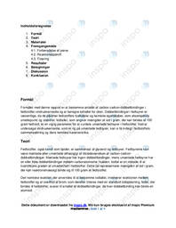 Bestemmelse af et Fedtstofs Dobbeltbindinger og Iodtal | Kemi