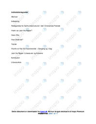 Jack the Ripper i Historie og Engelsk | SRP