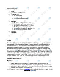 Fremstilling af 2-chlor-2-methylpropan | Kemi Rapport