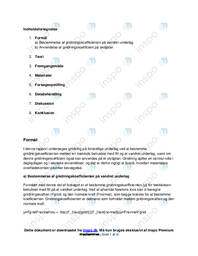 Gnidning på skråplan | Fysik Rapport