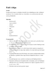Fedt i chips | Kemi Rapport