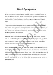 Leder i Berlingske | Ud med sproget | Dansk Sprognævn