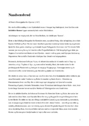 Naadsensbrød af Henrik Pontoppidan fra Hytterne 1887