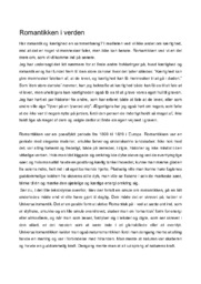 Romantikken i verden | Dansk