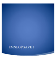 EMNEOPGAVE | Matematik