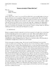 Summary and analysis of ”Salaam Brick Lane”