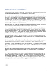 Hvad er din holdning til klimadebatten?