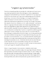 Ungdom og nyhedsmedier