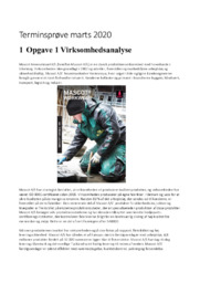 Virksomhedsøkonomi | Terminsprøve
