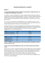 Sverige og Danmark | International økonomi