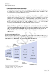 Roskilde Festival Case Afsætning