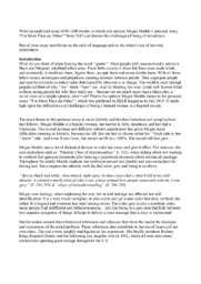 I’m More Than an ‘Other’ | analytical essay