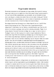 Frygt kvæler eleverne | Debatterende artikel