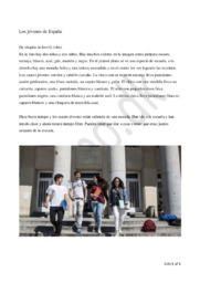 Los jóvenes de España