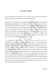 Tornerose | Litterær Artikel