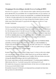 Overgangen fra mine tidligere skoleår til en ny hverdag på HHX