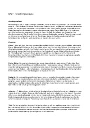 SALT – Forestillingsanalyse