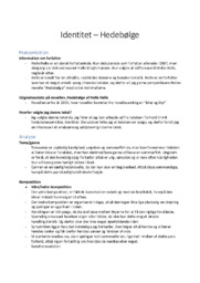 Identitet – Hedebølge