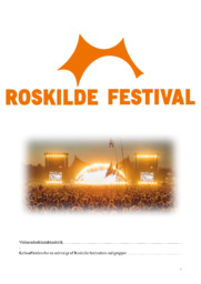 Roskilde festival | Afsætning