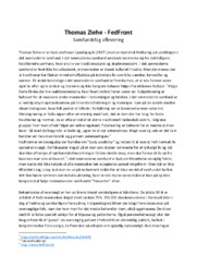 Thomas Ziehe | FedFront | Samfundsfag